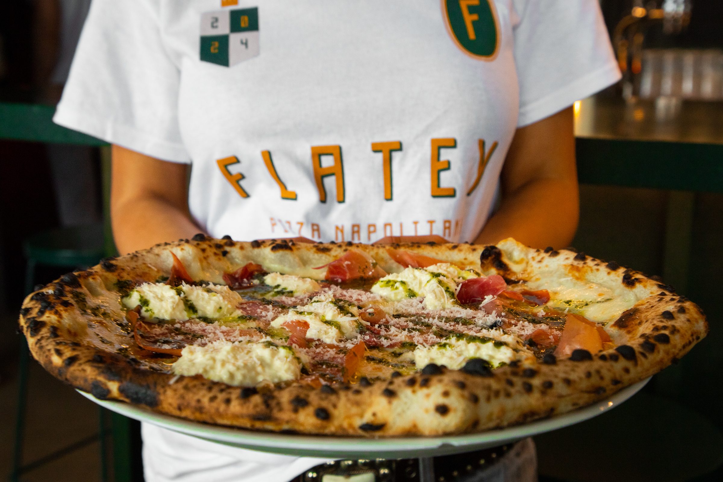 Flatey pizza
